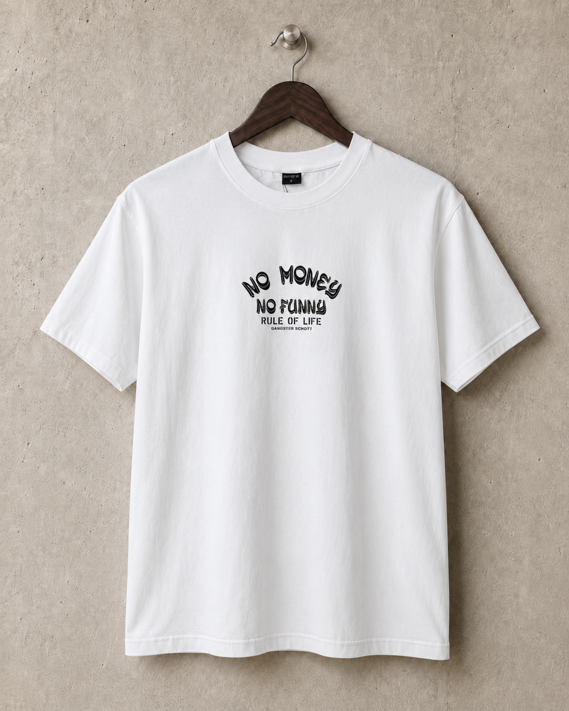 No Money - Oversize Graphic Shirt