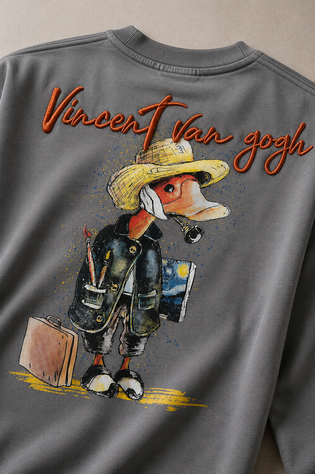Van Gogh - Statement Sweater Grey