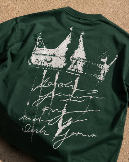 Crown - Oversize Motive Shirt Green