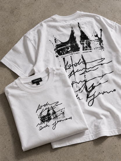Crown - Oversize Motive Shirt White