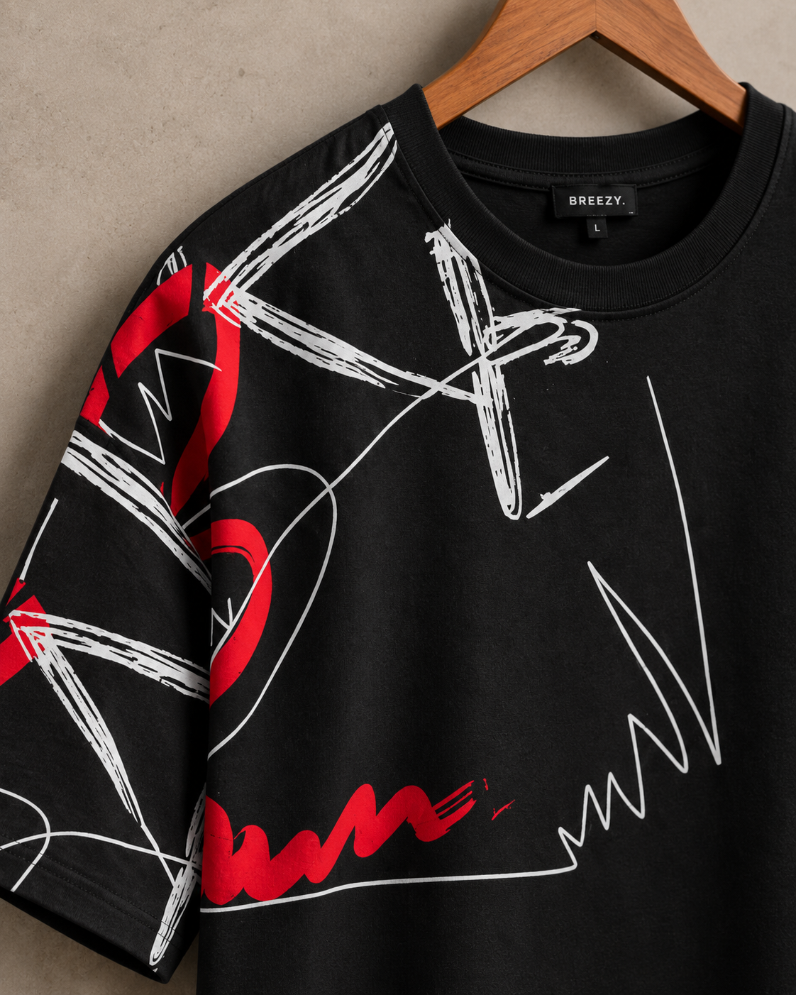 Scratch - Oversize Motive Shirt