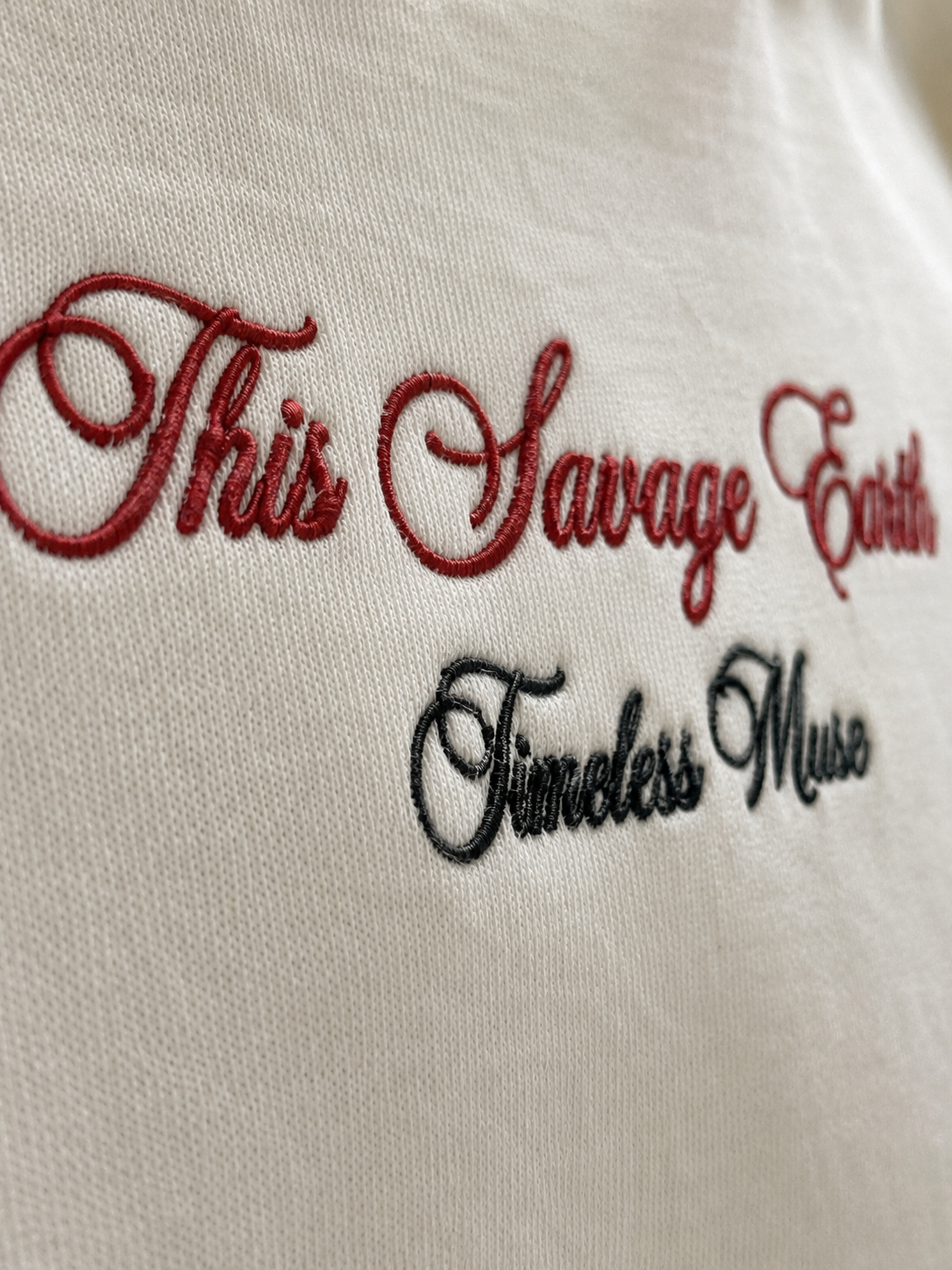 Sauvage Earth - Oversize Hoodie White