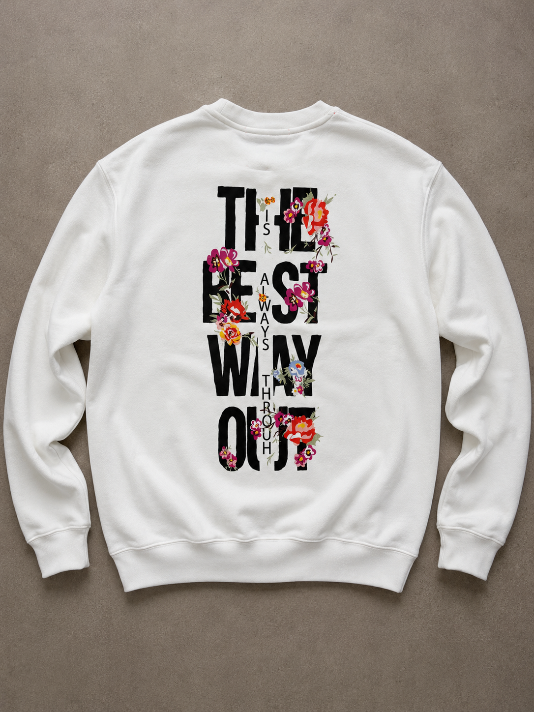 Freedom Theory - Statement Sweater White
