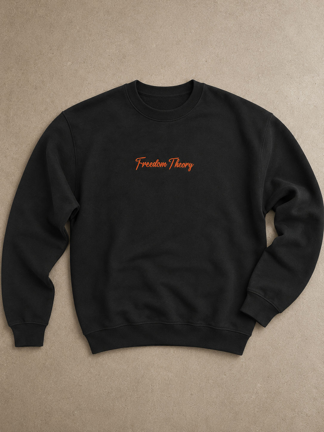 Freedom Theory - Statement Sweater Black
