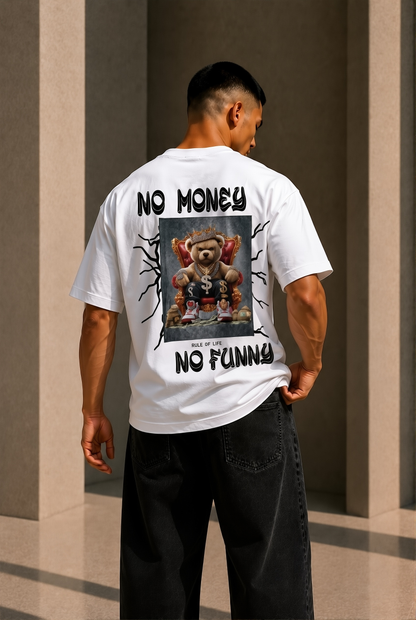 No Money - Oversize Graphic Shirt