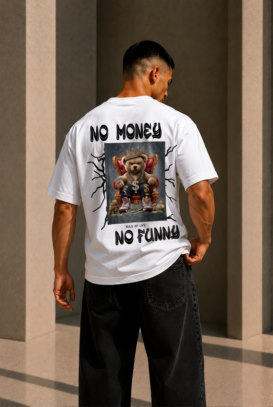 No Money - Oversize Graphic Shirt