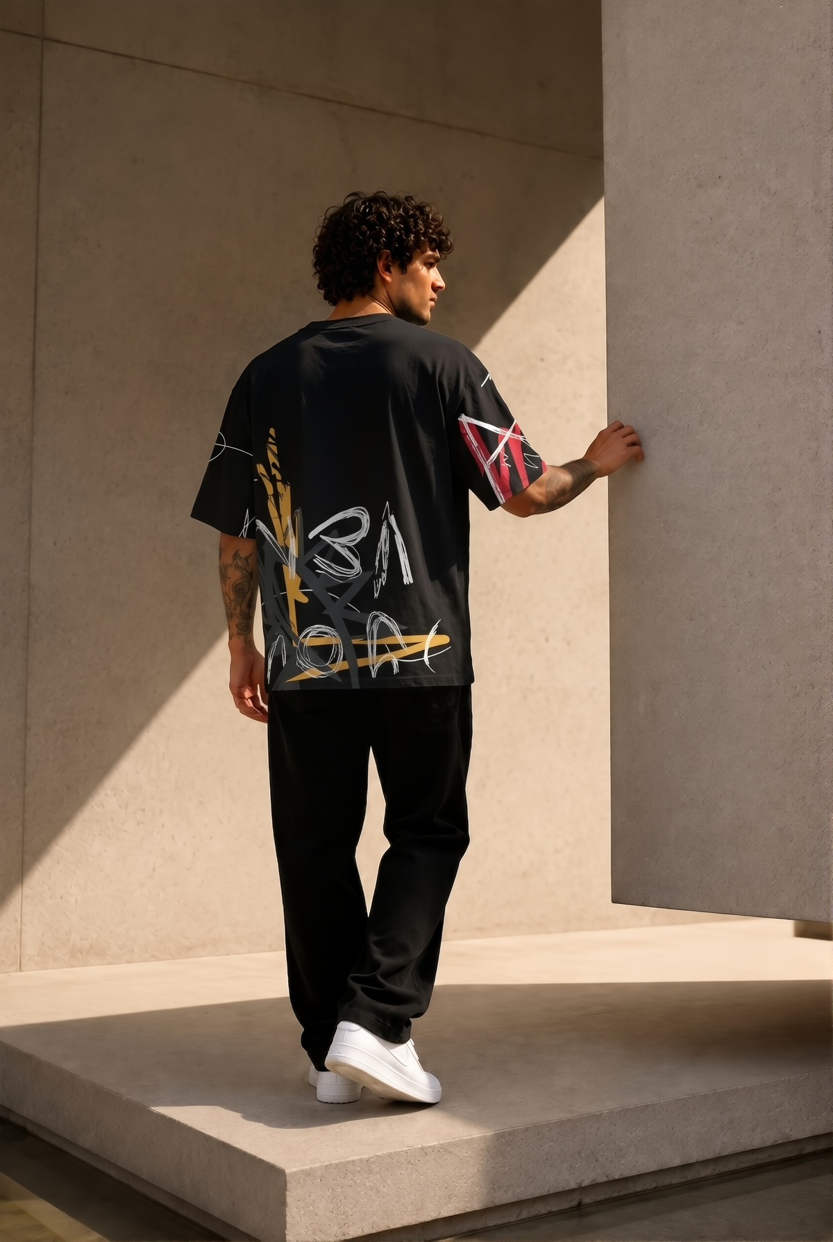 Scratch - Oversize Motive Shirt
