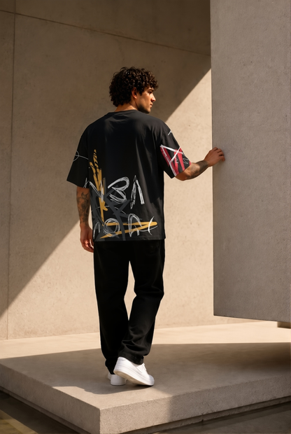Scratch - Oversize Motive Shirt