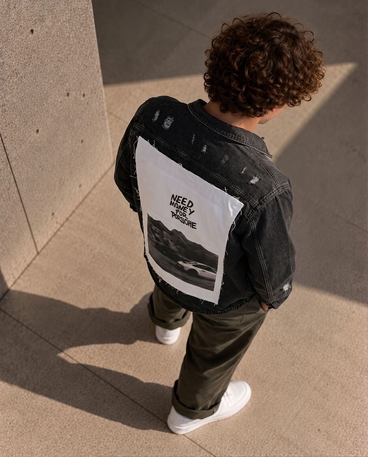 Jeansjacke Black Denim - Need Money