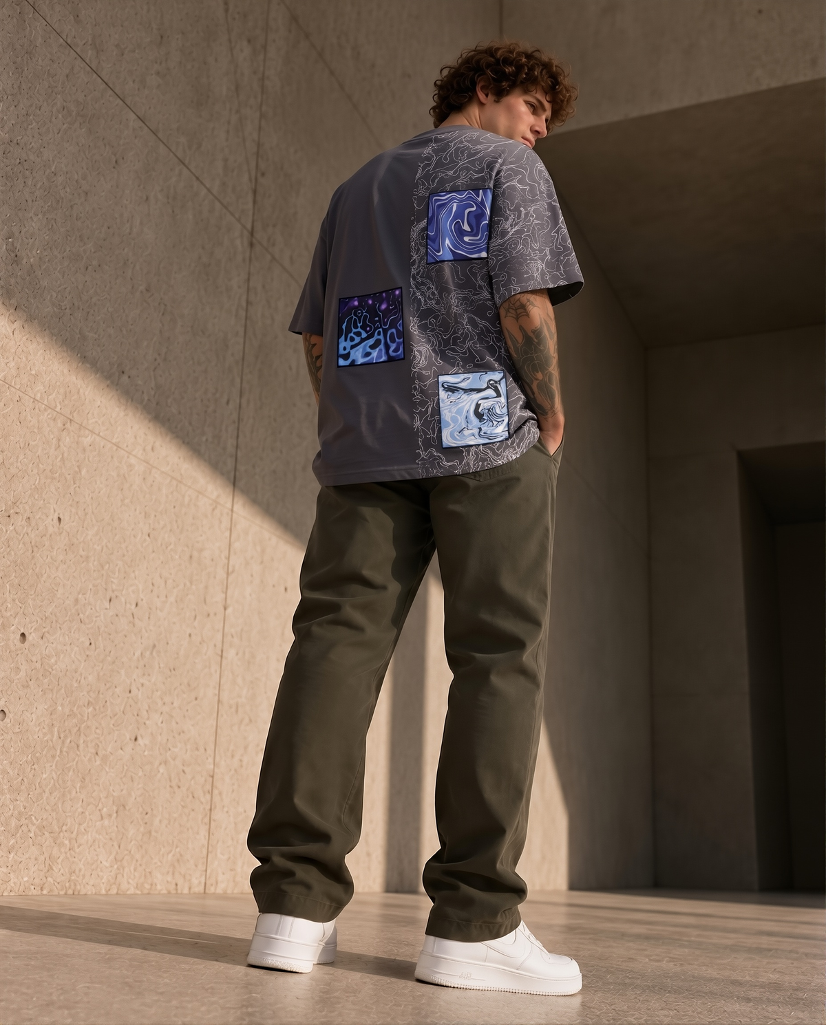 Swirl - Oversize Motive Shirt