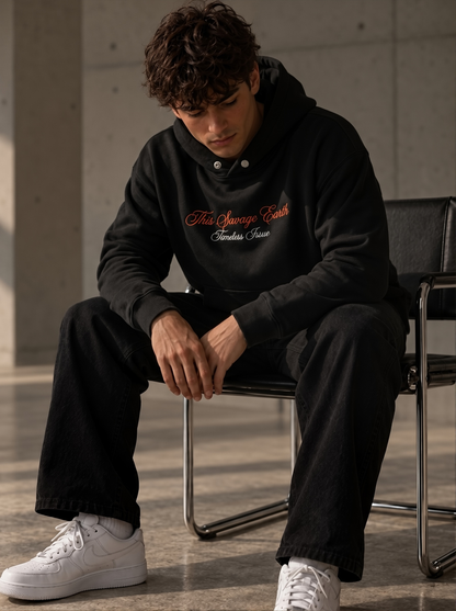 Sauvage Earth - Oversize Hoodie Black