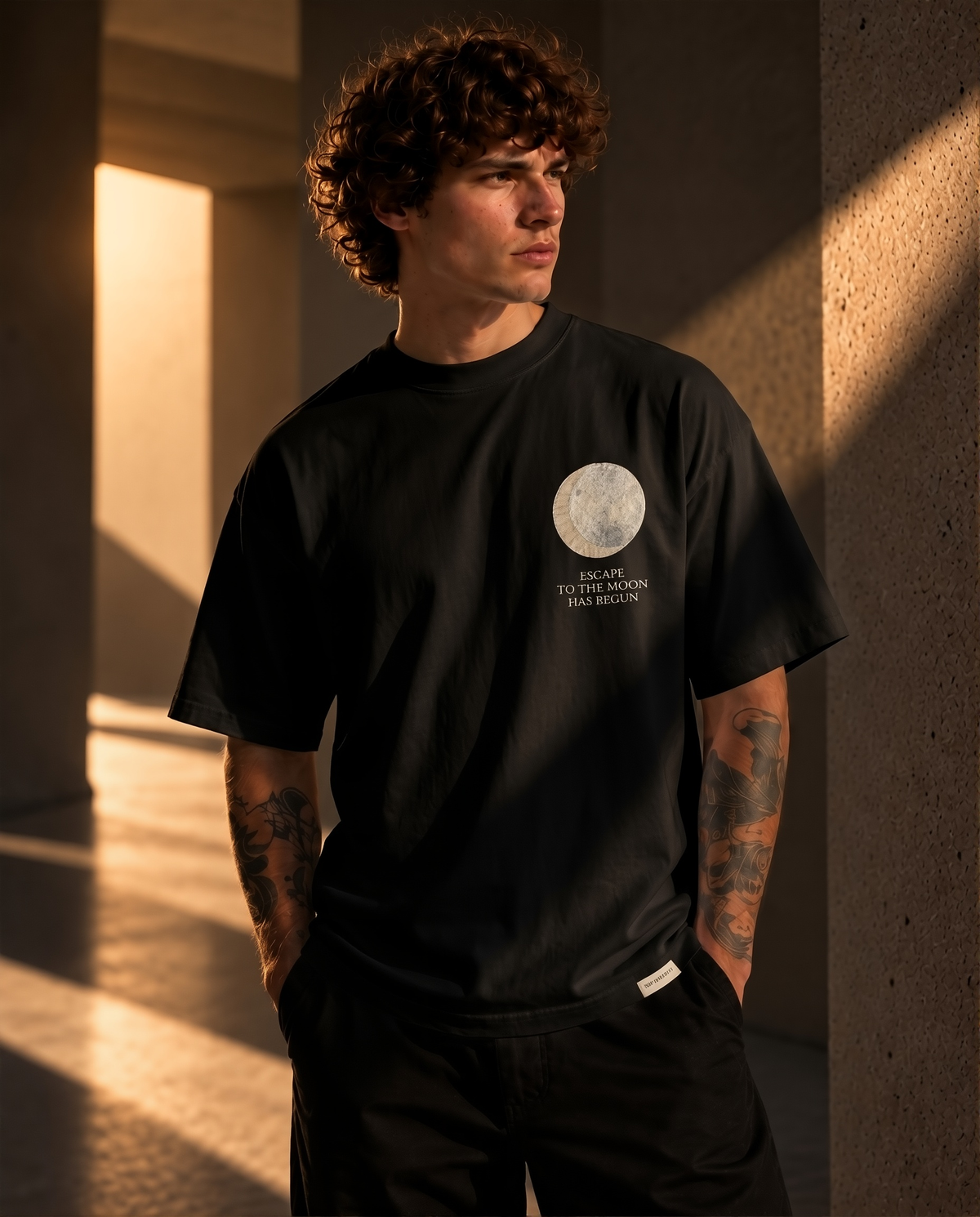 Moon - Oversize Graphic Shirt