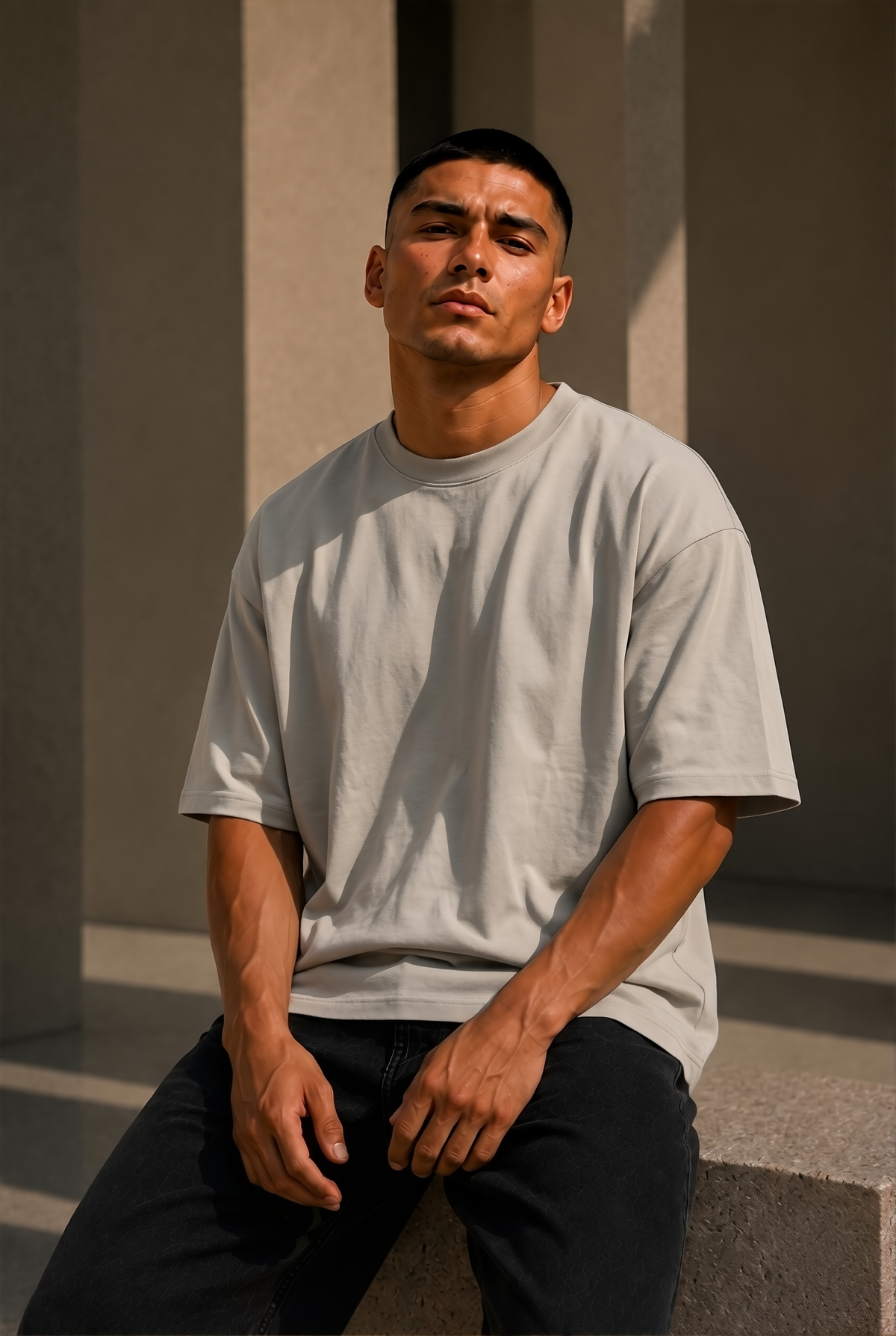 Essential Clean - Basic Shirt Sand