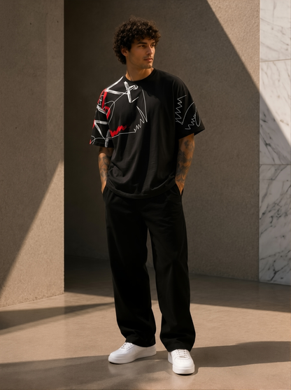 Scratch - Oversize Motive Shirt