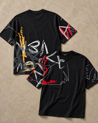 Scratch - Oversize Motive Shirt