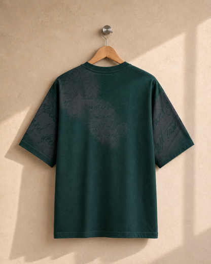 Green Shadow - Oversize Graphic Shirt