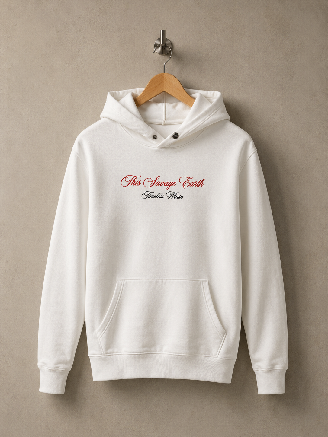 Sauvage Earth - Oversize Hoodie White
