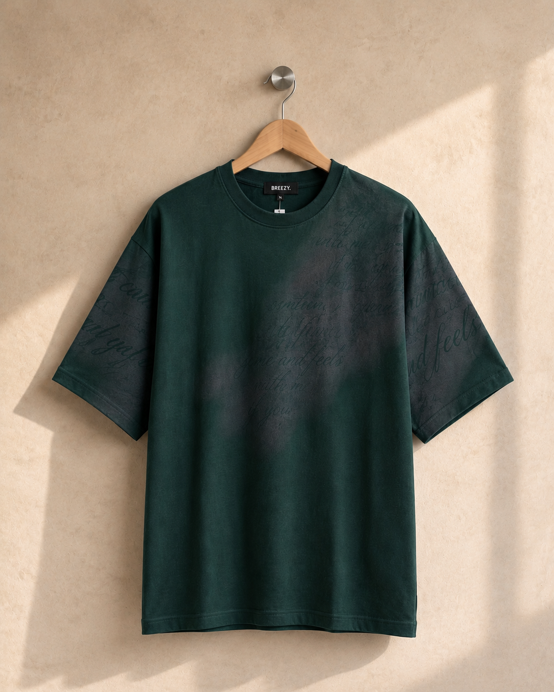 Green Shadow - Oversize Graphic Shirt