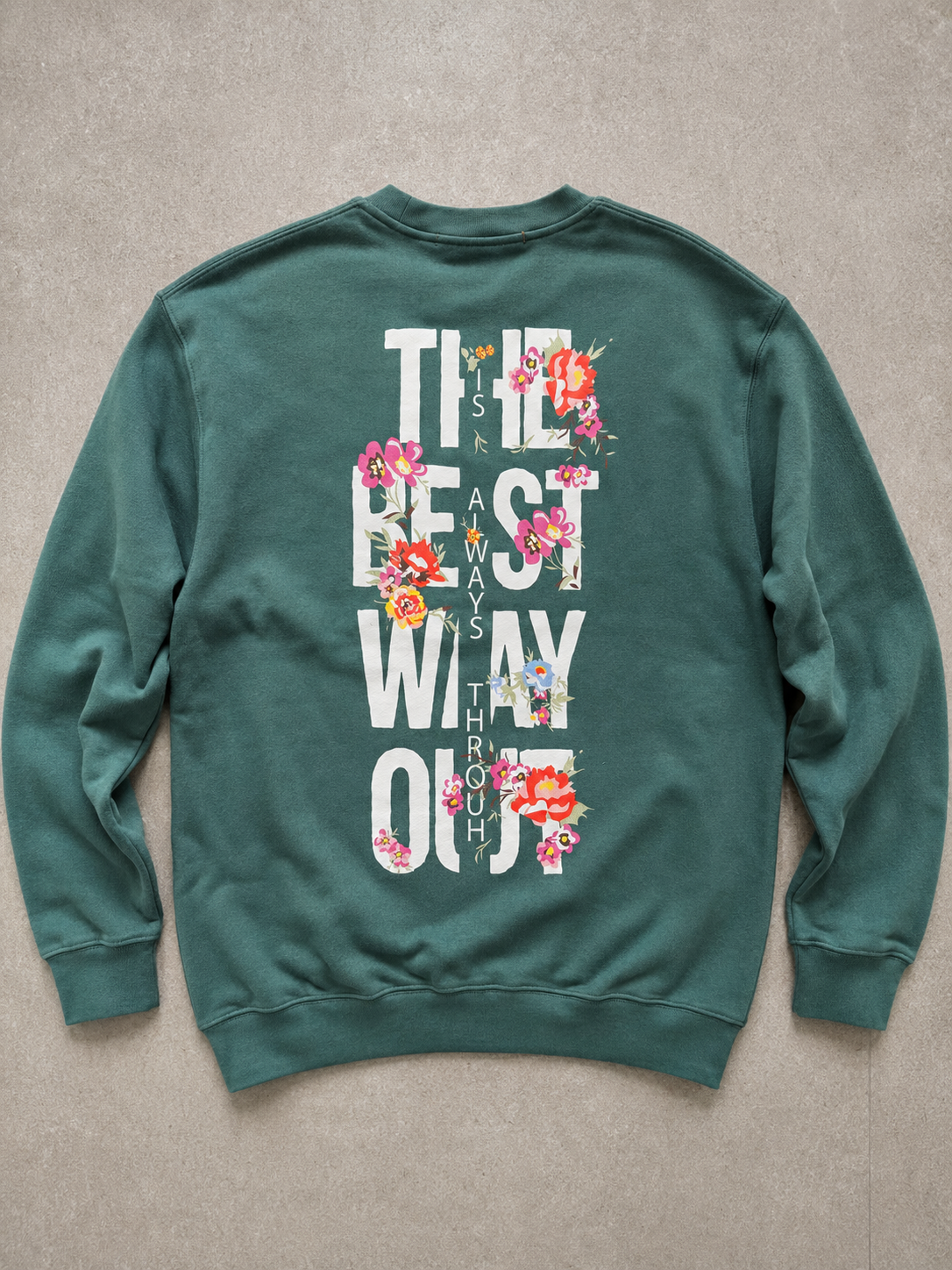 Freedom Theory - Statement Sweater Green
