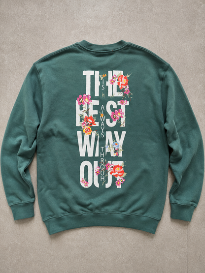 Freedom Theory - Statement Sweater Green