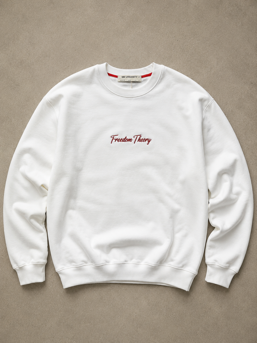 Freedom Theory - Statement Sweater White