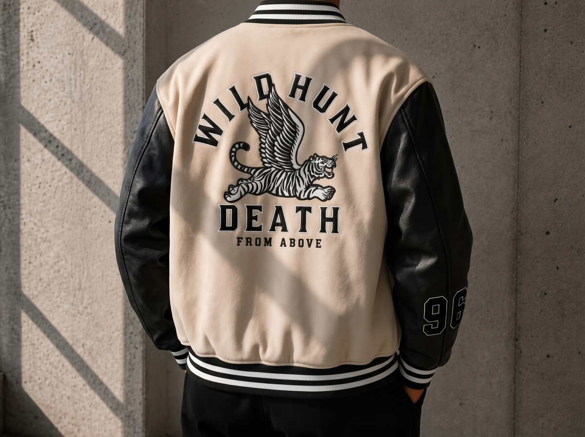 Wild Hunt - College Jacke Cream