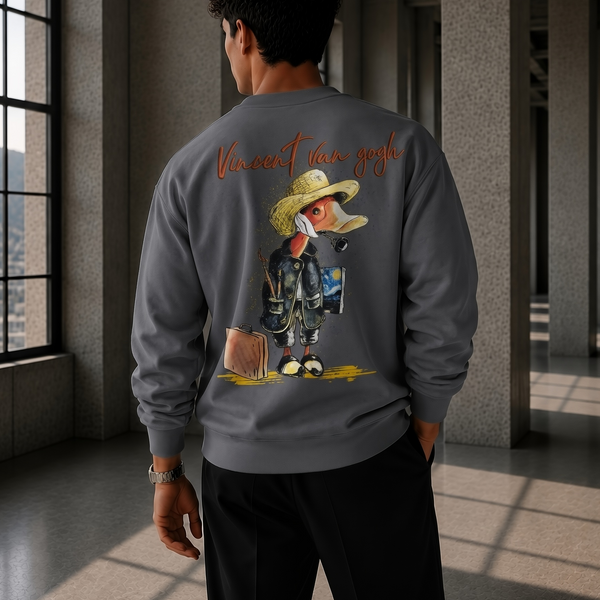 Van Gogh - Statement Sweater Grey