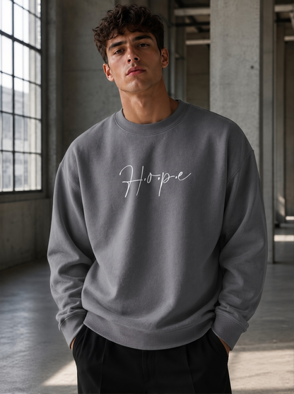 Hope - Clear Grey Sweater