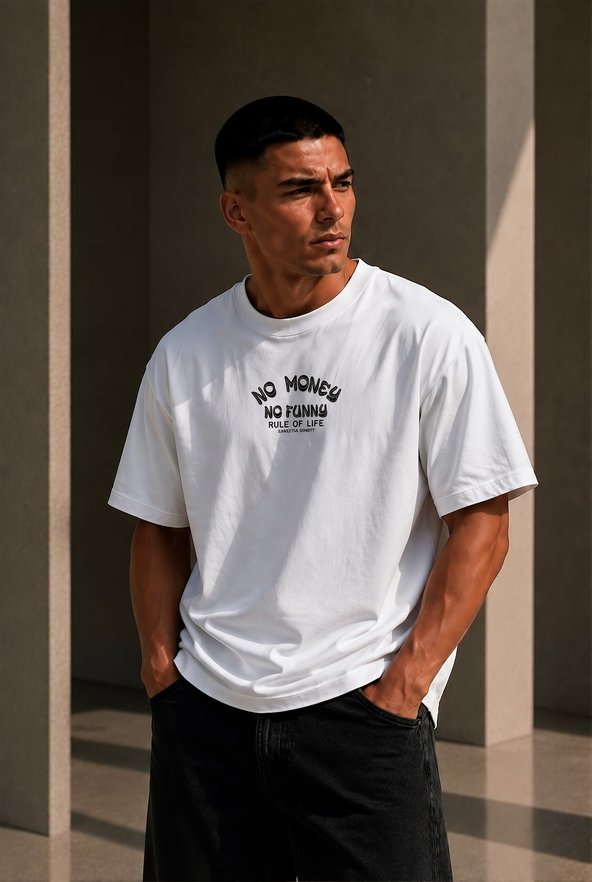 No Money - Oversize Graphic Shirt