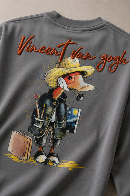 Van Gogh - Statement Sweater Grey