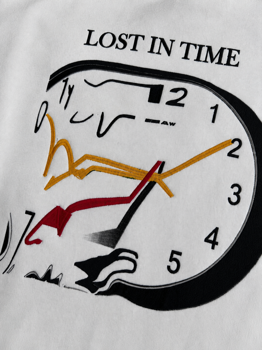 Lost in Time - Clear Sweater White